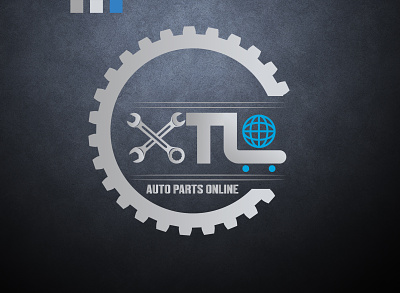 Auto Parts Online Logo autoparts design graphic design illustration logo