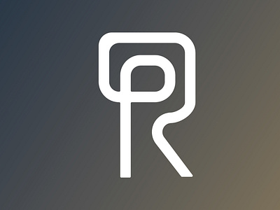 PR Letter Mark Logo