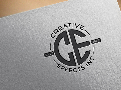 Creative Effects logo ce letter logo ce logo circle logo design graphic design illustration letter logo logo logodesign vector