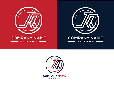 J+K Company Letter mark Logo. abstract mark logo circle logo design geometric logo graphic design illustration j logo jk logo k logo letter mark logo logo logodesign vector