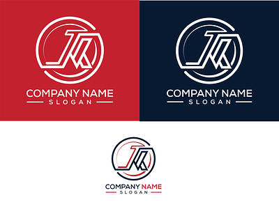 J+K Company Letter mark Logo.