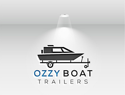 Boat Trailers Company Logo boat boat trailers boat trailers company logo boatlogo boattrailerslogo design graphic design illustration logo logodesign trailers vector