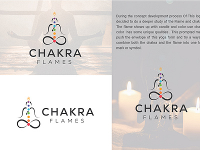 Chakra Flames Candle Company logo.