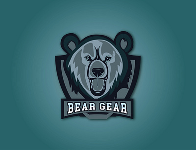 Bear Logo bear bear logo bear sports logo design graphic design illustration logo logodesign sports sports logo vector wordmark