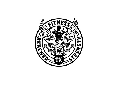 Fitness Training Club Logo combination mark logo design fitness fitness logo graphic design gym gym logo illustration logo logodesign training center logo vector wordmark