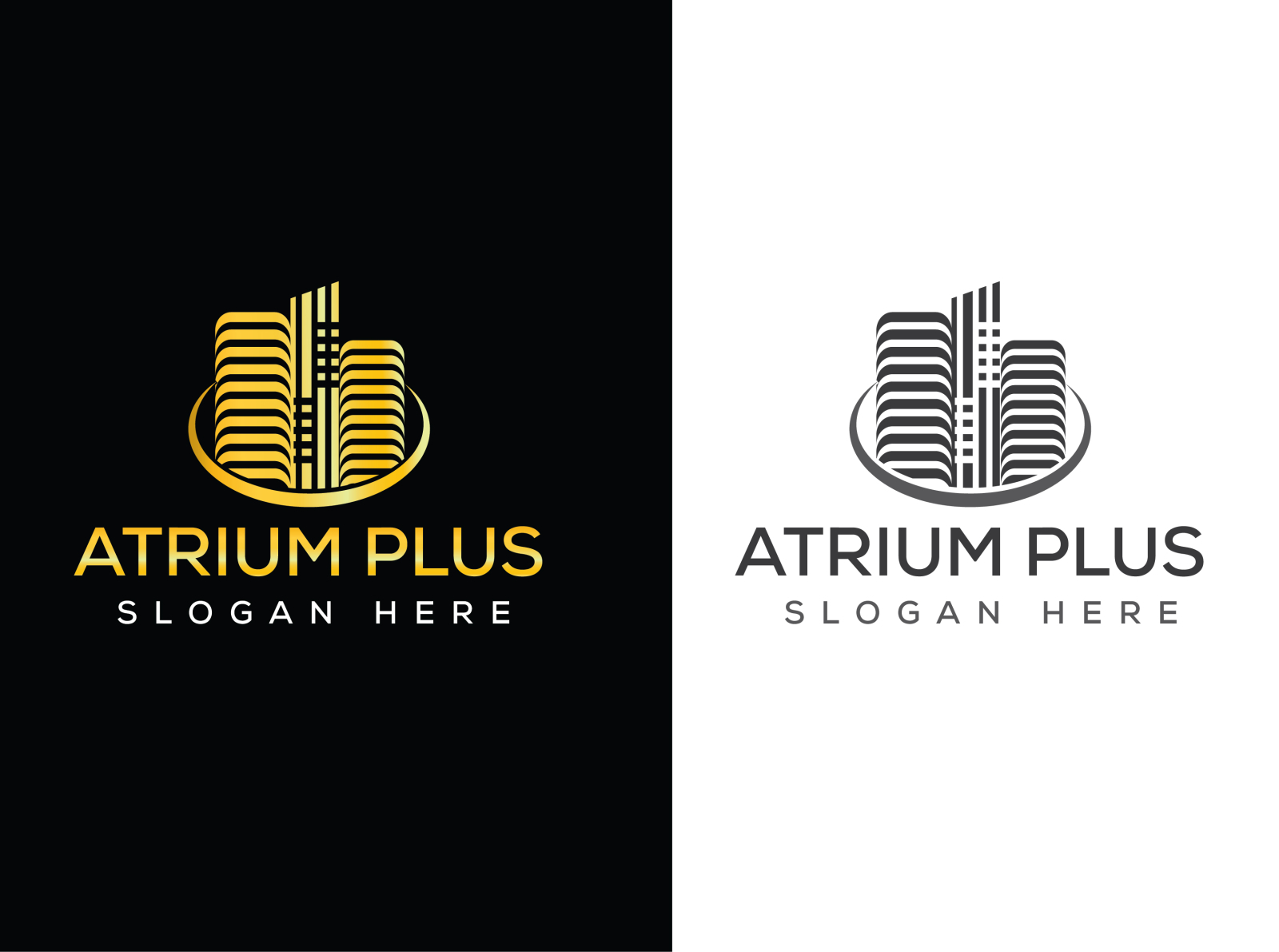 Atrium Plus Real Estate Company logo by Oasiuddin Ahmed on Dribbble