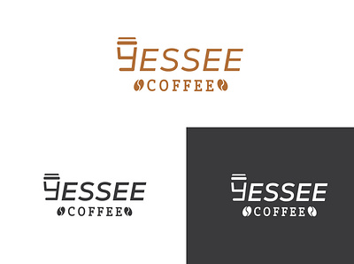 Yessee Coffee Shop Logo coffee coffee logo coffee logo design coffee shop logo design graphic design illustration logo logodesign vector