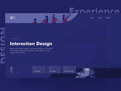 Creative Portfolio Website adobexd branding creative design illustration minimal ui ux web webdesign