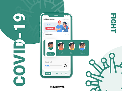 COVID-19 App For Self Examination and help report