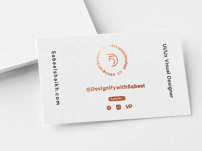 Business card Design With Gold Finish app branding businesscard creative design icon illustration logo minimal ui ux