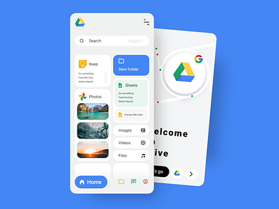 Google Drive simple integrated Redesign