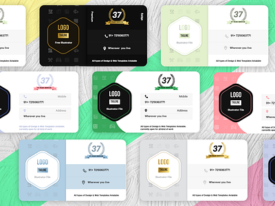 Bussines card designs adobexd app branding clock app creative design illustration logo minimal smarthome ui