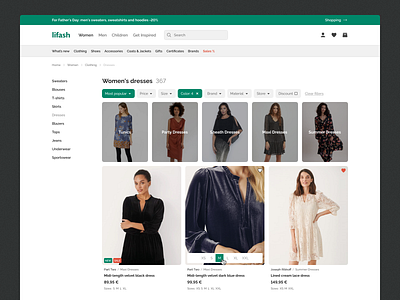 E-Commerce — Catalog Page