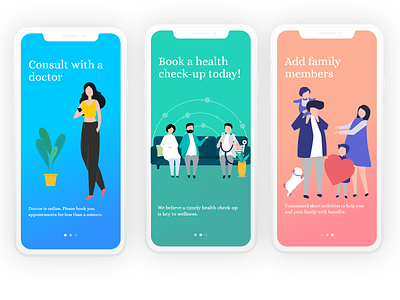 Healthcare Telemedicine adobexd app appointment artist artwork checkup clean cleandesign conceptdesign design doctor family healthcare patient telemedicine ui ux uxdesign