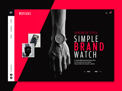 Watch Store adobexd app artist brand clean cleandesign conceptdesign design luxury online people products shop store ui ux uxdesign watch watches waterproof