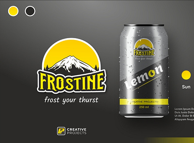Logo Designed - Frostine branding design graphic design illustration logo typography vector