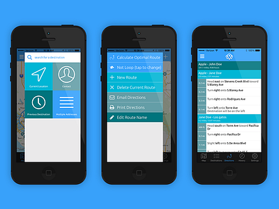 Route App app design ios iphone mobile