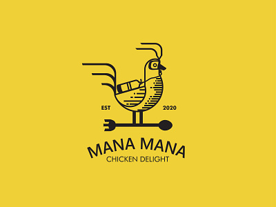 MANA MANA CHICKEN DELIGHT LOGO DESIGN