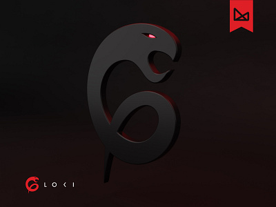 Vape company logo design - 3D LOGO DESIGN - Snake logo 3d logo design blender branding design graphic design illustration logo logo design loki logo mega malik minimalistic logo red logo rendering smoke company logo vape vape company logo vape logo vector