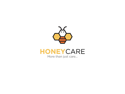 Honeybee logo design - Skincare brand logo design bee logo branding design fun logo graphic design honey braning honey logo honeybee honeybee logo illustration logo logo design mega malik playful logo skin care branding skincare brand logo vector