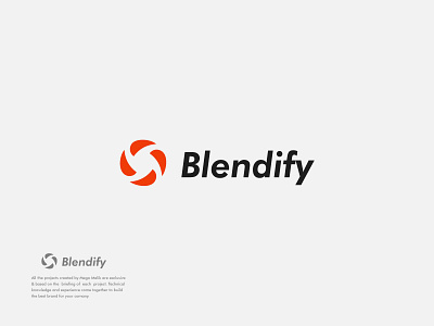 Blender blade logo design - Minimalistic logo design