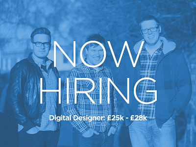 Now Hiring a Digital Designer designer digital hiring