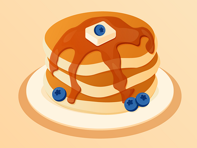 Yummy! Pancakes 3d branding graphic design