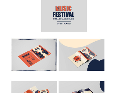 Music Festival Jazz and Soul Live Music art brochure brochuredesign design festival festival poster illustration logo poster typography