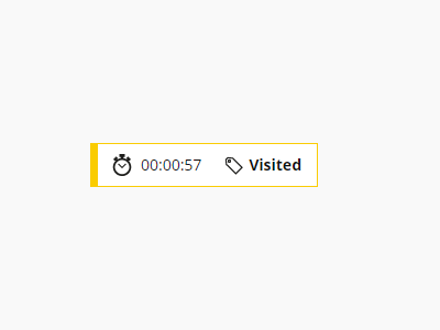 Time Counter for LMS css e learning html lms lms ui time time counter timer ui