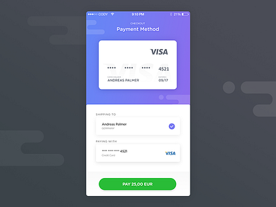 Credit Card Checkout Page - 002