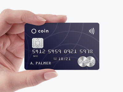 Coin Mastercard bank card banking coin credit card creditcard fintech mastercard uix