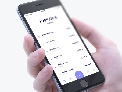 Coin Banking App - Card settings