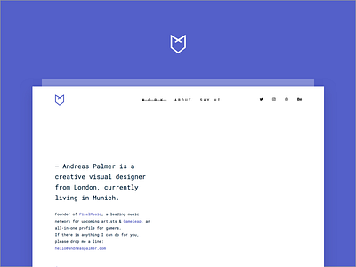 Portfolio Redesign/2018 🦊 andreas palmer design designer fox freelance identity logo portfolio typography visual