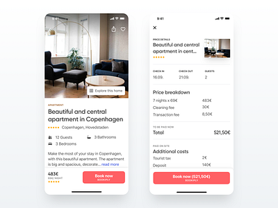 Vacation home details apartment app app concept booking booking app dailyui design details flat holiday ios minimal minimalism startup travel travel app ui ux vacation vacation home