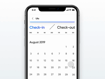 Calendar and Guest selector interaction app calendar dailyui date picker design guest guest picker holidu interaction interaction animation ios micro micro animation micro interaction microinteraction travel ui uix ux vacation