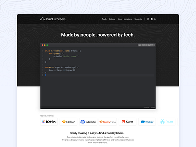 Tech Landing Page  🖥