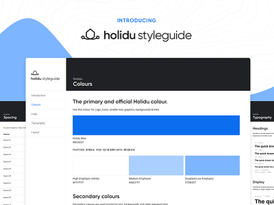Holidu Styleguide app branding design design system graphic design guidelines holidu logo style style guide styleguide styleguides styles travel ui ux