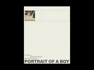 Portrait of a boy art collage contemporary design fine arts graphic design illustration minimal paper photoshop plakat poster poster art poster design print screen print simple type typography zine