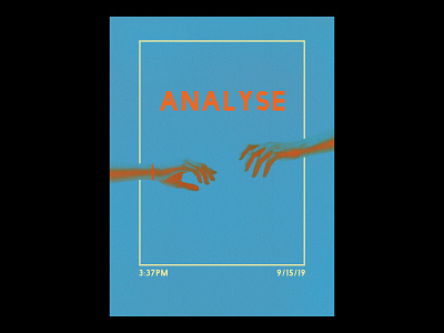 Analyse analyse blue bright colors colorful design geometric graphic graphic design graphic design illustrator photography photoshop poster poster a day poster art poster design posters radiohead simple thom yorke