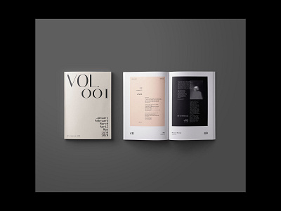 VOL.001 №2 design graphic graphic design magazine magazine cover magazine design minimal minimalism photoshop poster poster a day poster art poster design print print design product simple type typeface typography