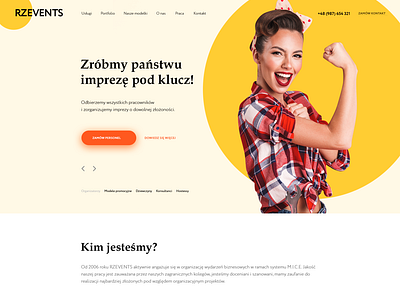Event Agency Landing Page