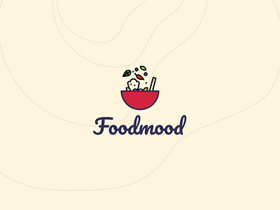 Foodmood Logo Design & Animation animation app brand branding food idenity logo