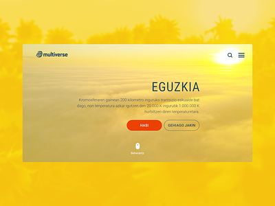 Eguzkia app design ui web