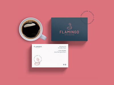 Flamingo Coffee Roasters - Business card