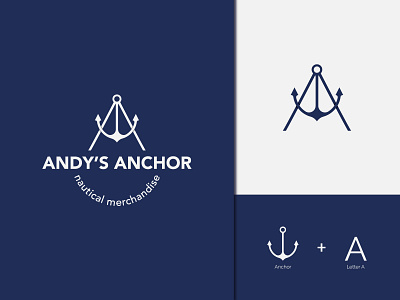 Andy's Anchor anchor brand identity branding design flat graphic identity identity design illustrator logo logodesign logodesigner logotype nautical project typography vector vectorart visual art visual design
