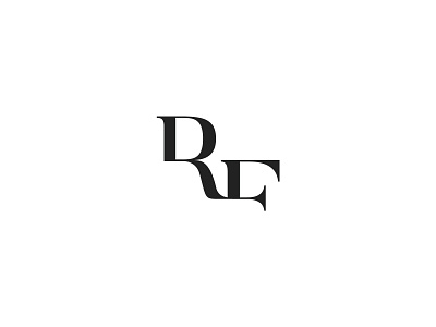 R + F Monogram adobe blackandwhite design digital flat freelance illustration logo logodesign logotype mark minimal modern monogram monogram design monogram logo typography vector visual design