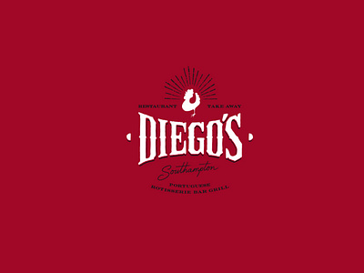 Diego's Restaurant - Logo Design brand branding design identity logo logotype restaurant logo