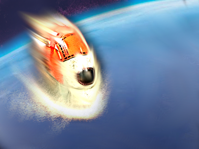 escapepod aircraft conceptual art space spaceship