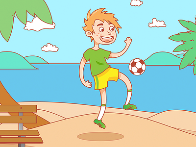 Football Styletest No.1 character design football illustration soccer