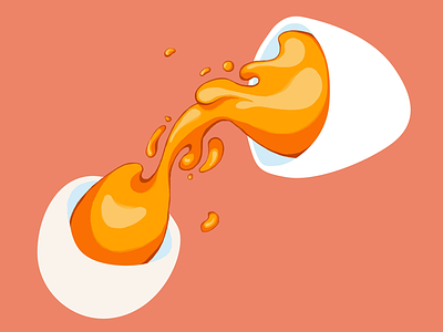 Flowing Egg Yolk egg liquid yolk
